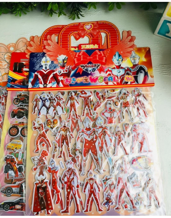 Robot Ve Araba Stickers