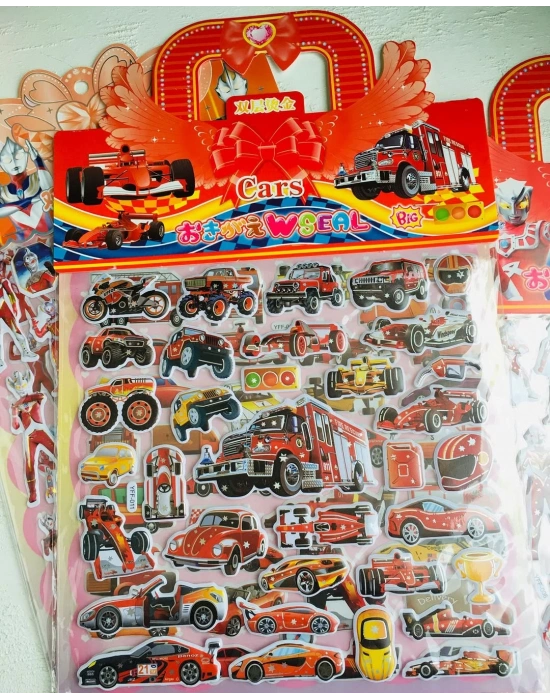 Robot Ve Araba Stickers