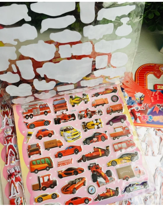 Robot Ve Araba Stickers