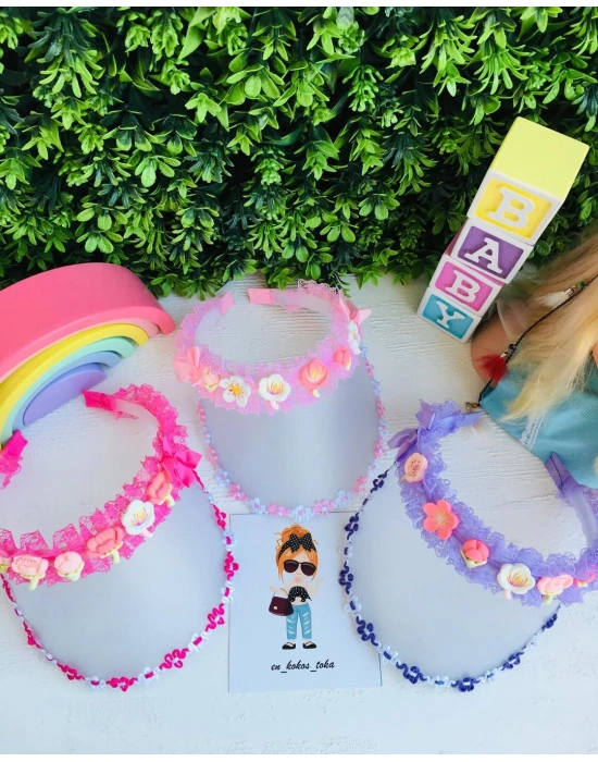 Çiçek Detaylı Şapka