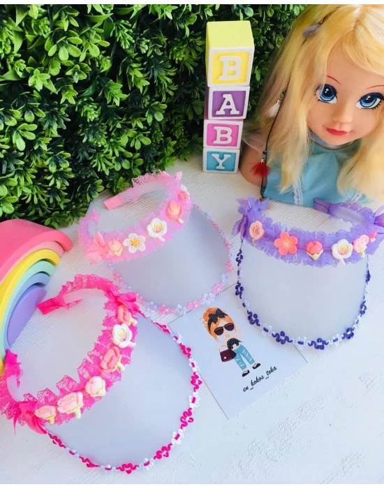 Çiçek Detaylı Şapka