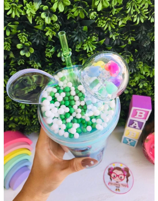 Stitch Pipetli Bardak