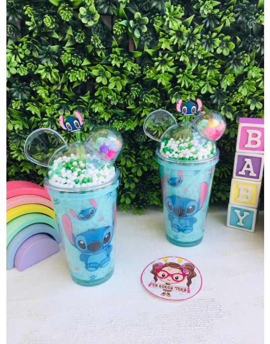 Stitch Pipetli Bardak