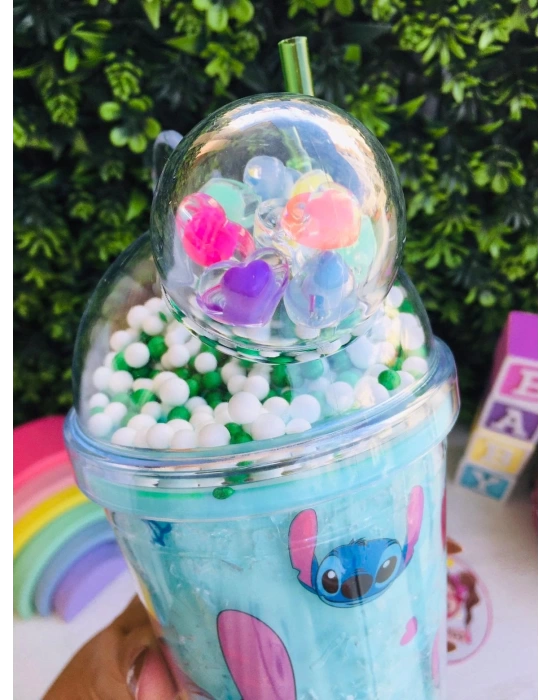 Stitch Pipetli Bardak