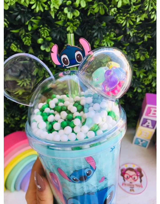 Stitch Pipetli Bardak