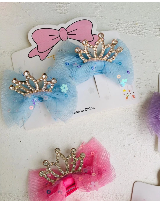 Taç Detaylı Klips Toka