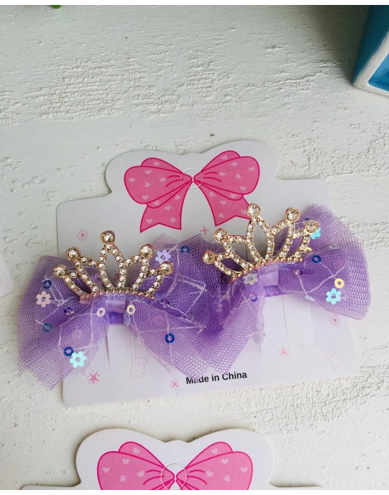 Taç Detaylı Klips Toka