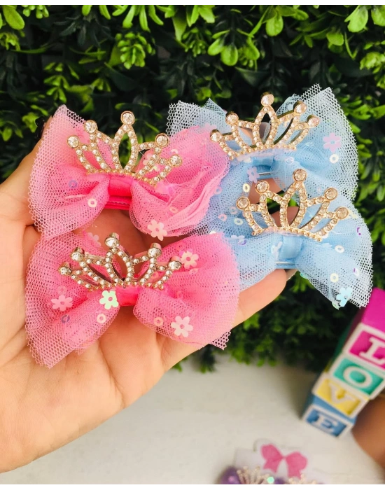 Taç Detaylı Klips Toka