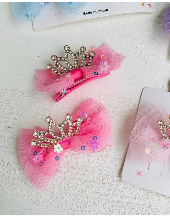 Taç Detaylı Klips Toka