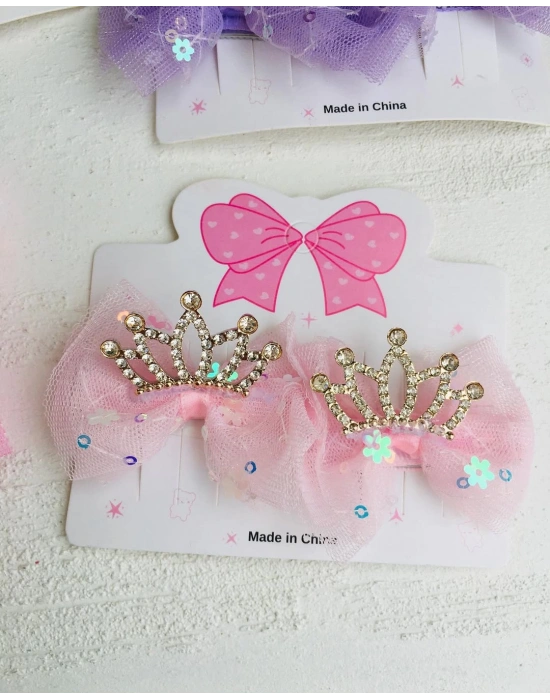 Taç Detaylı Klips Toka