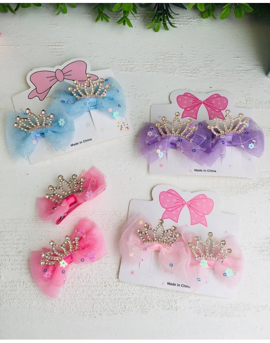 Taç Detaylı Klips Toka