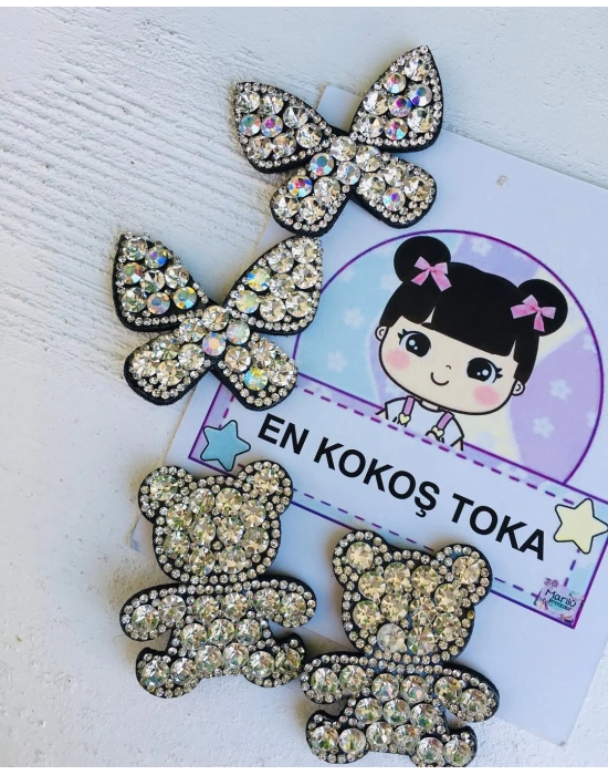 Taş Detaylı Çıtçıt Toka