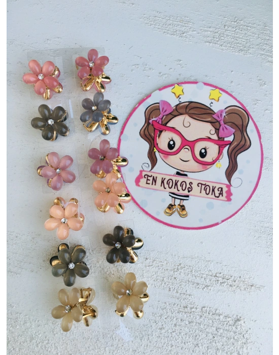 Taş Detaylı Mandal Toka