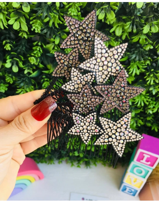 Taş İşlemeli Tarak Toak