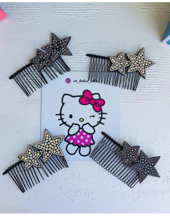 Taş İşlemeli Tarak Toak