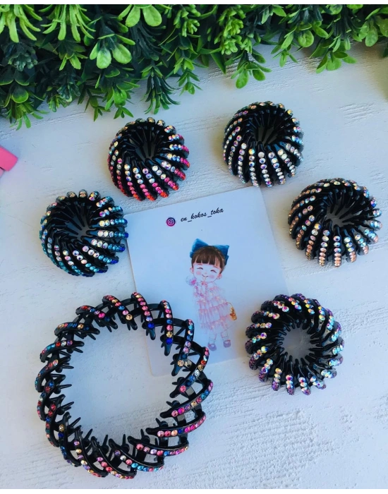 Taşlı Topuz Tokası