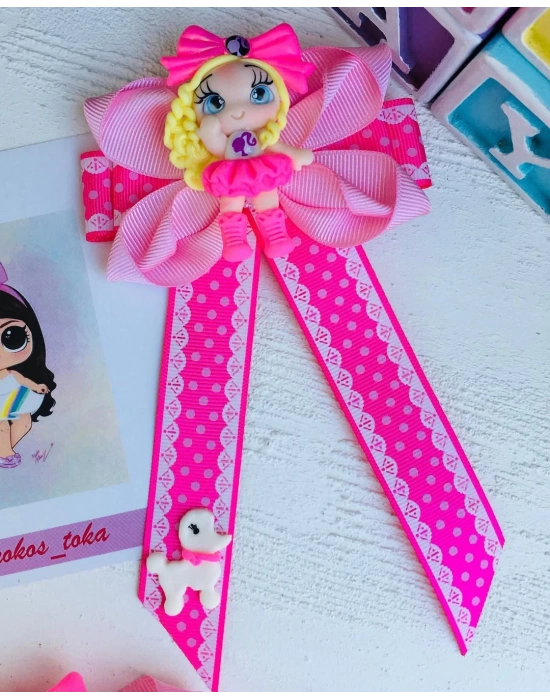 Barbieli Tatlı Fiyonk Klips Toka