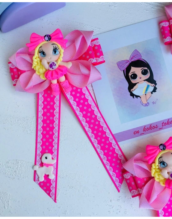 Barbieli Tatlı Fiyonk Klips Toka