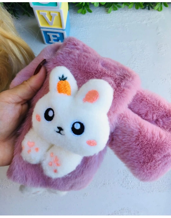 Tavşanlı Peluş Atkı