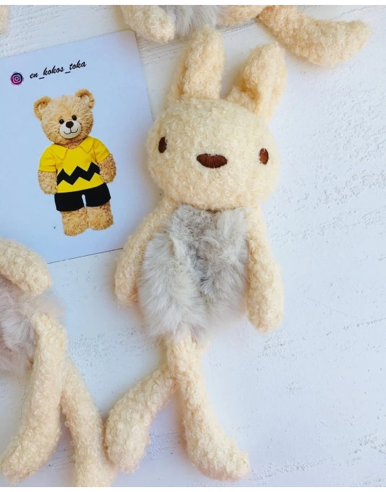 Tavşanlı Peluş Lastik Tokalar