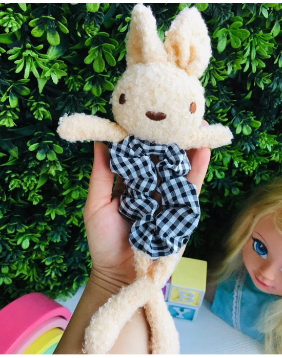 Tavşanlı Peluş Lastik Tokalar