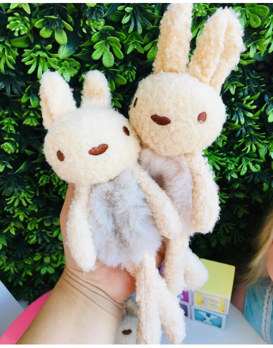 Tavşanlı Peluş Lastik Tokalar