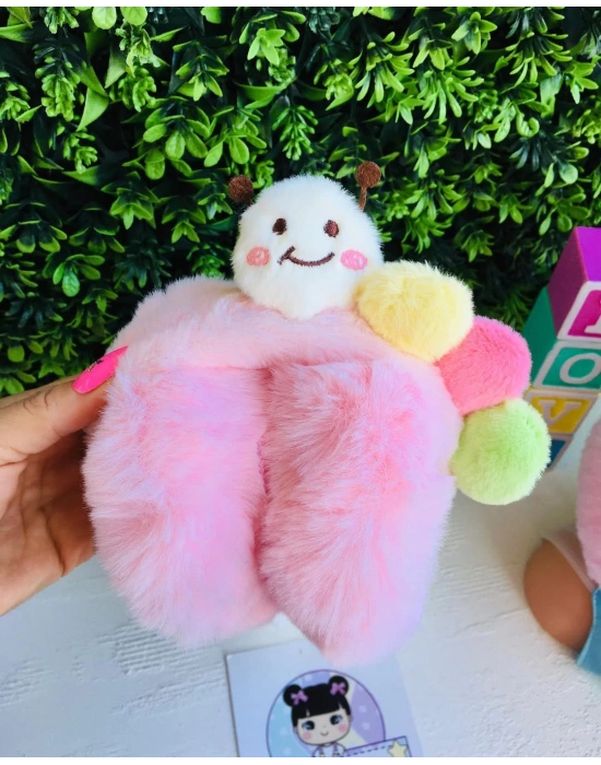Tırtıllı Katlanabilir Peluş Kulaklık