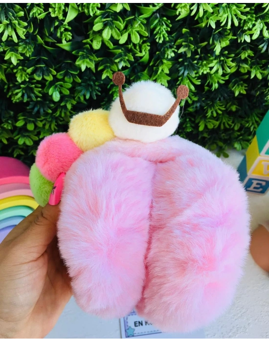 Tırtıllı Katlanabilir Peluş Kulaklık