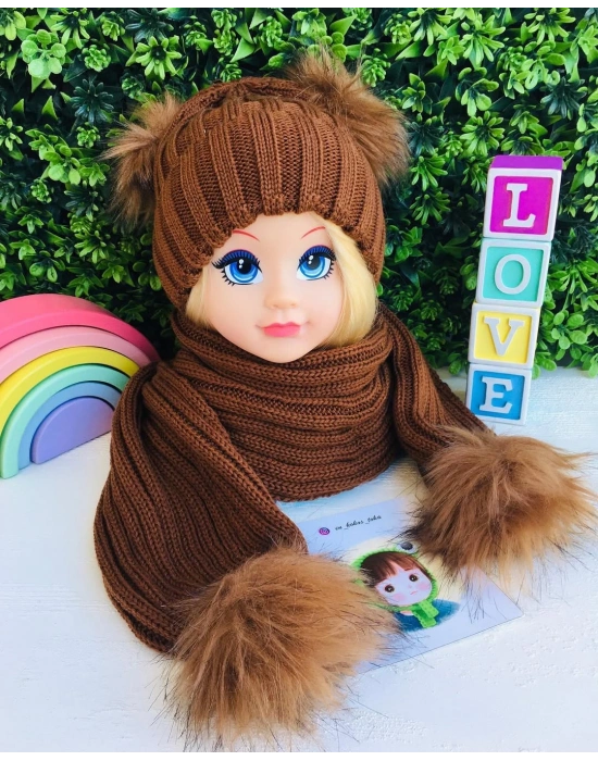 Triko Atkı Bere Takımı