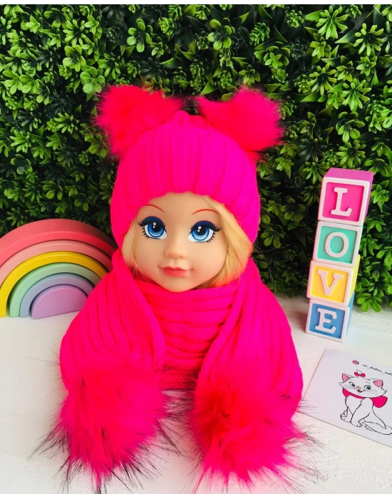 Triko Atkı Bere Takımı