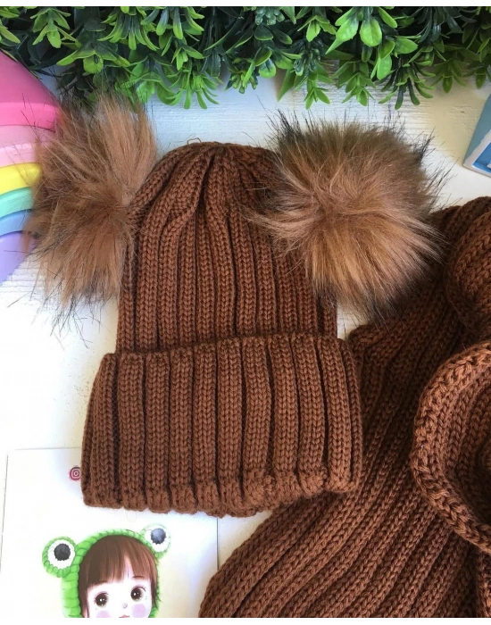 Triko Atkı Bere Takımı