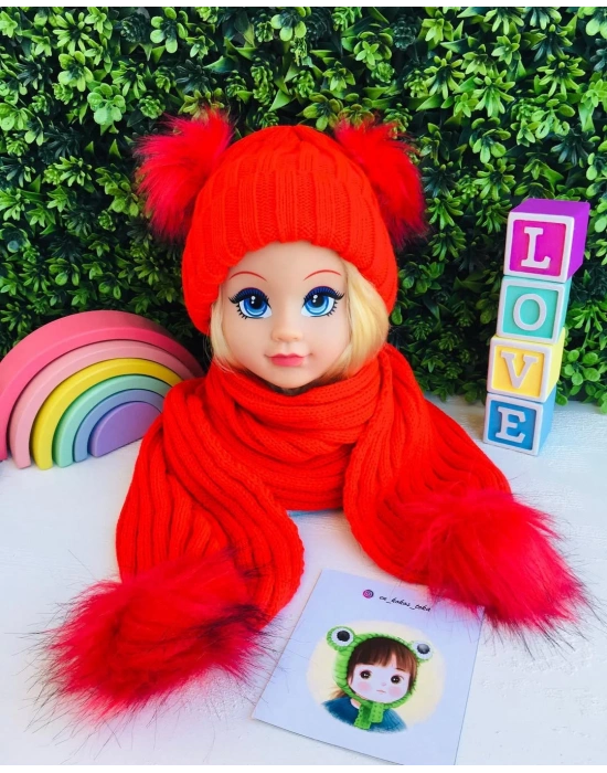 Triko Atkı Bere Takımı