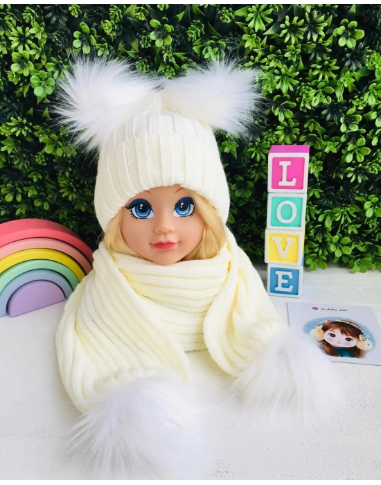 Triko Atkı Bere Takımı