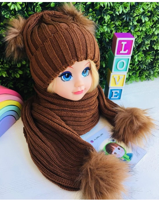 Triko Atkı Bere Takımı