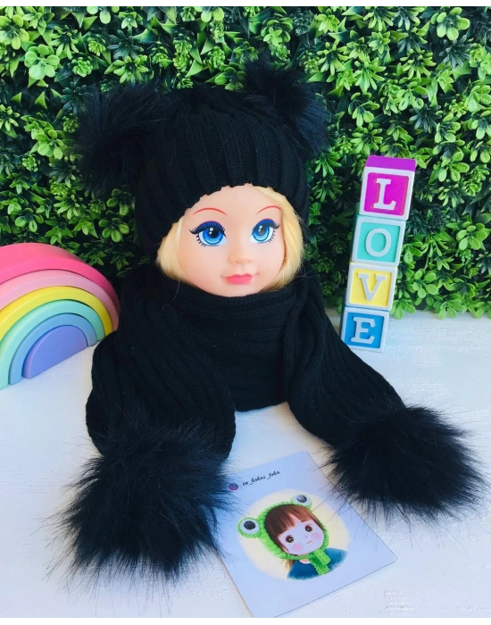 Triko Atkı Bere Takımı