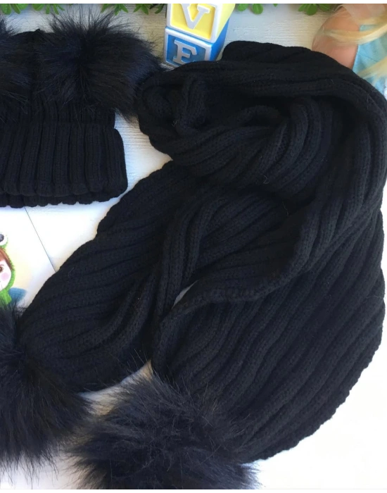 Triko Atkı Bere Takımı