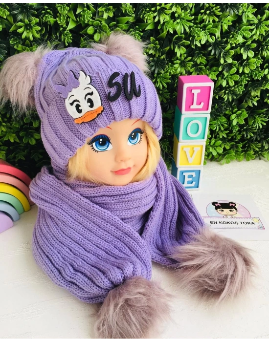 Triko Atkı Bere Takımı