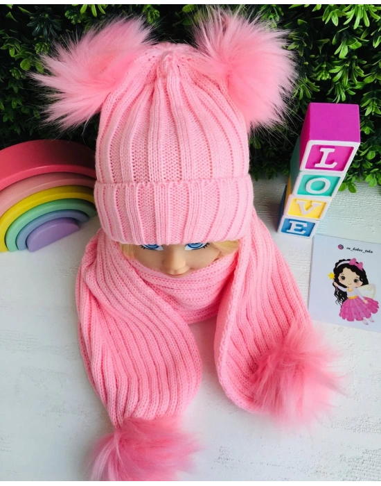 Triko Atkı Bere Takımı