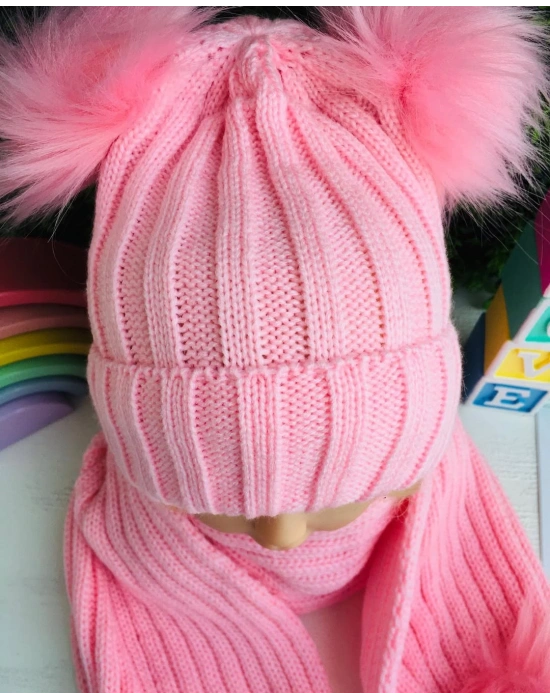 Triko Atkı Bere Takımı