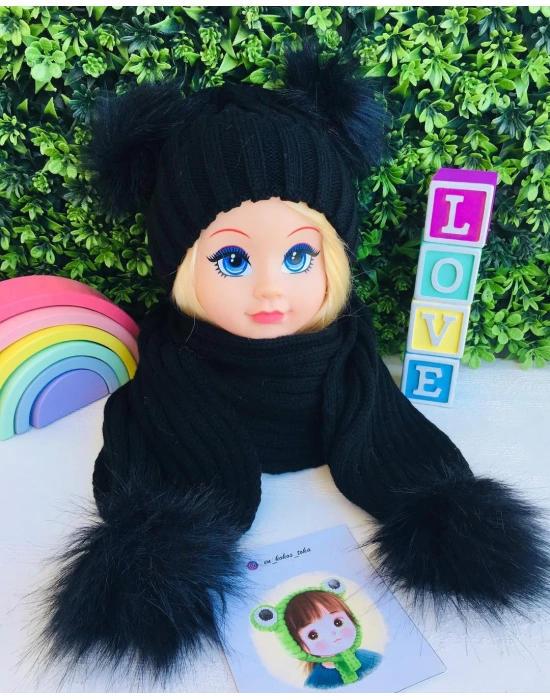 Triko Atkı Bere Takımı