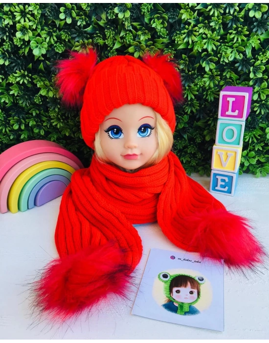 Triko Atkı Bere Takımı