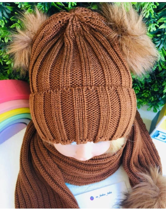 Triko Atkı Bere Takımı