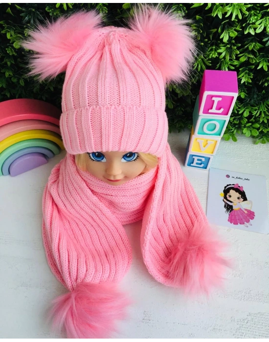 Triko Atkı Bere Takımı