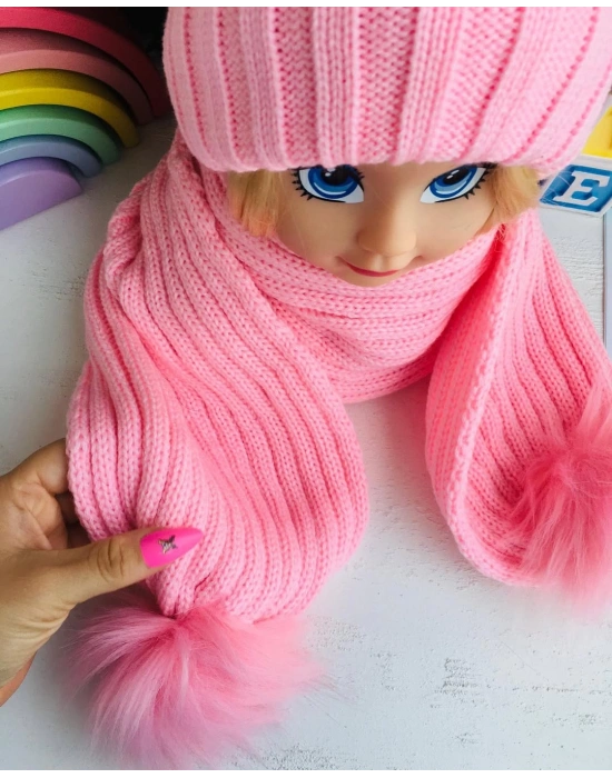 Triko Atkı Bere Takımı