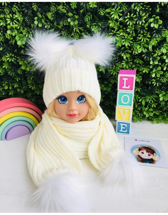 Triko Atkı Bere Takımı