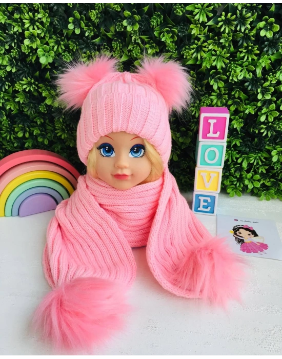 Triko Atkı Bere Takımı