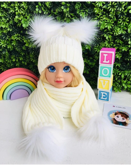 Triko Atkı Bere Takımı