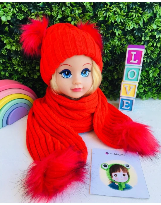 Triko Atkı Bere Takımı