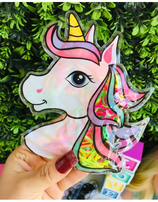Unicorn Desenli Paket Cimcime Lastik Toka