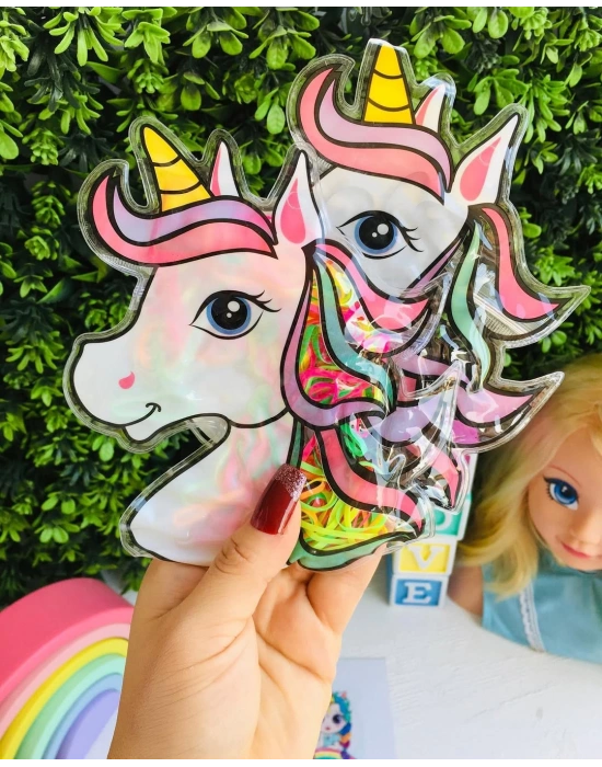 Unicorn Desenli Paket Cimcime Lastik Toka